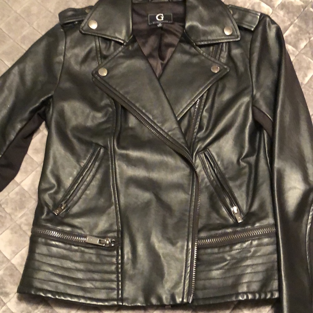 Giuliana leather Moto jacket XS - Picture 3 of 7